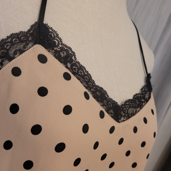 Express tank top small polka dot polyester - Picture 4 of 7